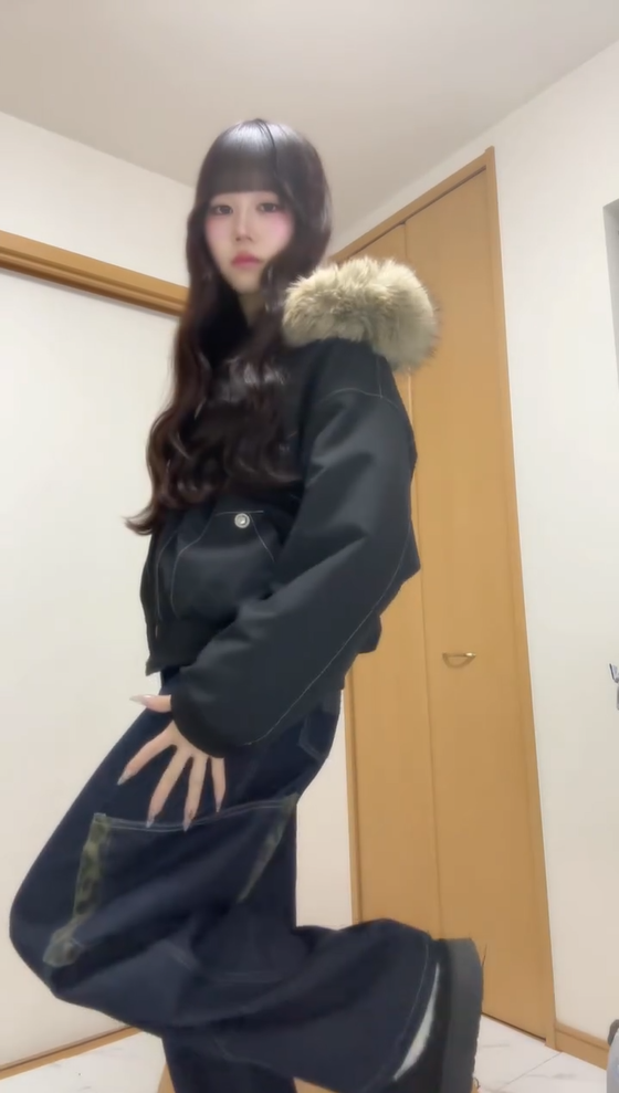 「yui_shirakawa」レオパードパッチパンツ TK0295