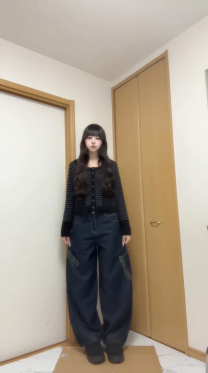 「yui_shirakawa」レオパードパッチパンツ TK0295