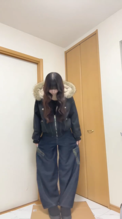 「yui_shirakawa」レオパードパッチパンツ TK0295