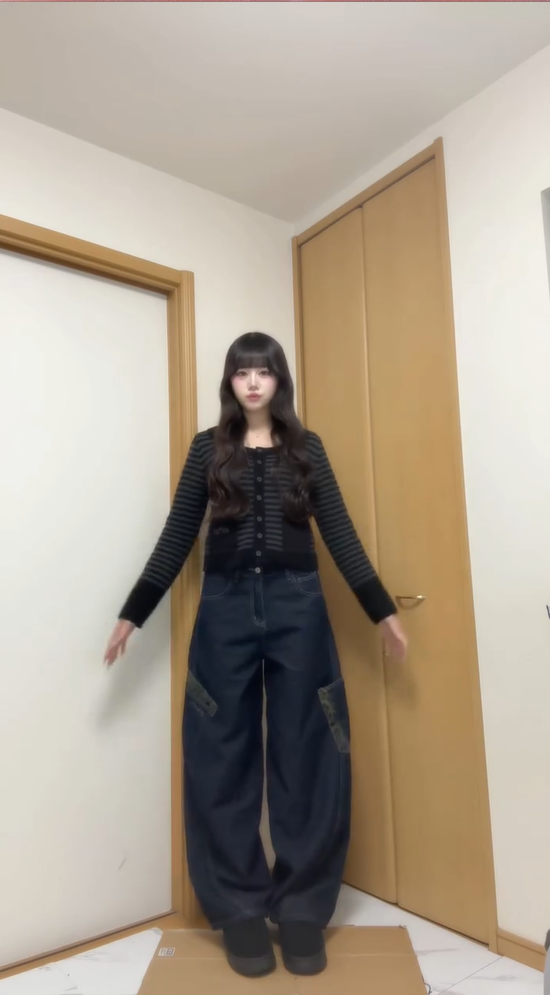 「yui_shirakawa」レオパードパッチパンツ TK0295