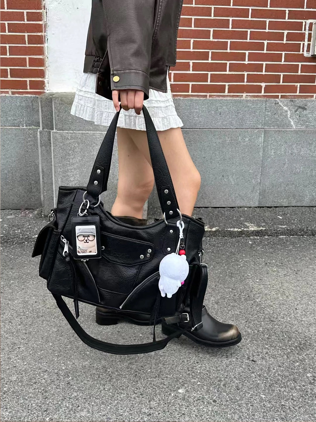 ブラックトートバッグ BB009