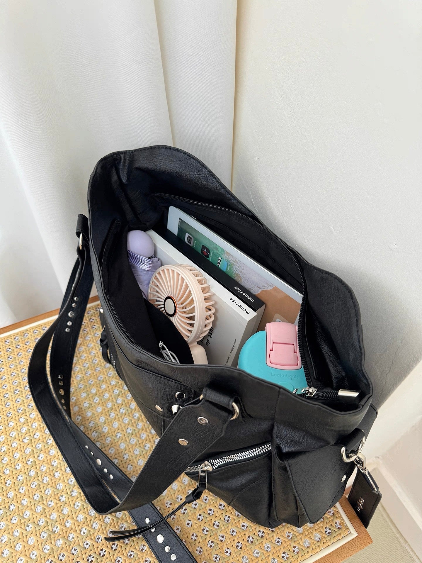 ブラックトートバッグ BB009