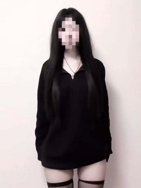 「__u3xy」ハーフハイネックジップジャケット TK0283