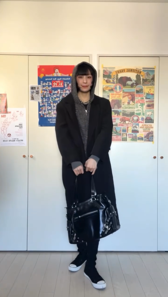 「_manafuku_」ダブルブレストトレンチコート TK0341