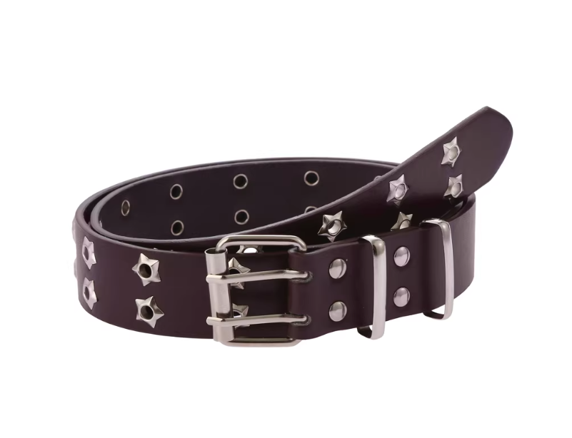 スターモチーフ パンチングダブルピンベルト SP0040
