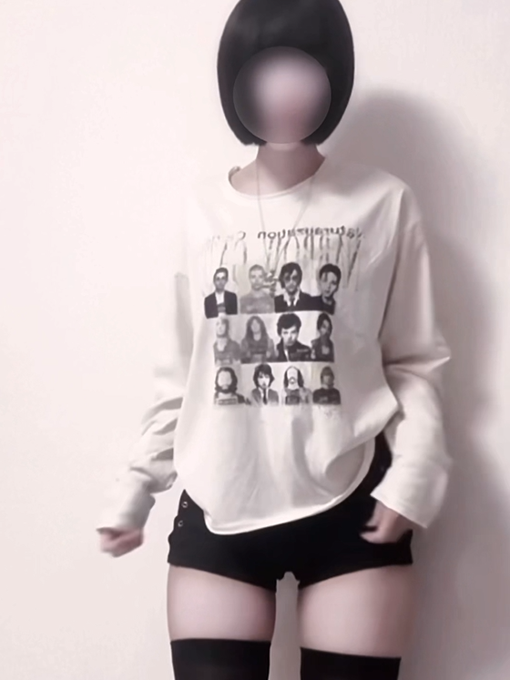 「__u3xy」ヴィンテージプリントTシャツ TK0067