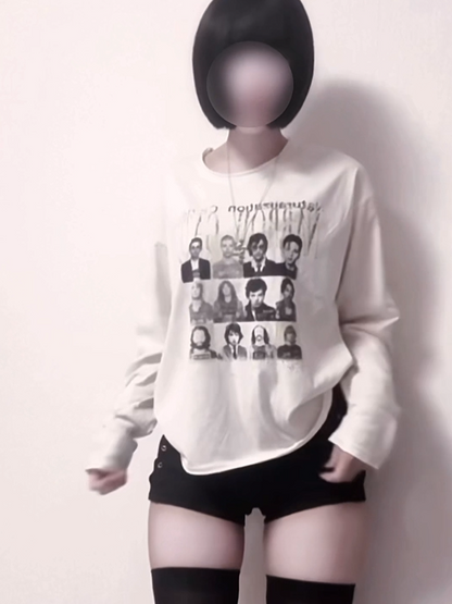 「__u3xy」ヴィンテージプリントTシャツ TK0067