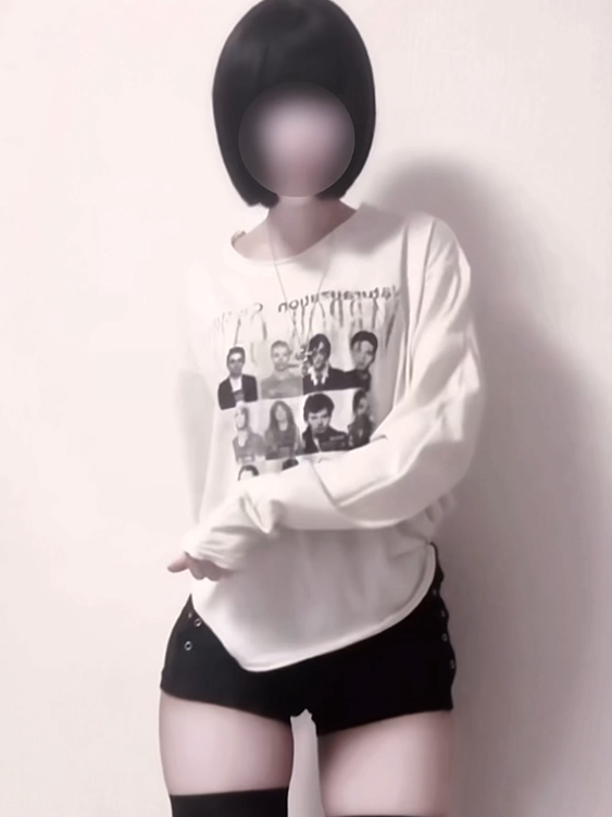 「__u3xy」ヴィンテージプリントTシャツ TK0067