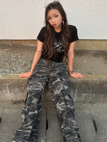 「marin__310」ハート柄Tシャツ TK0011