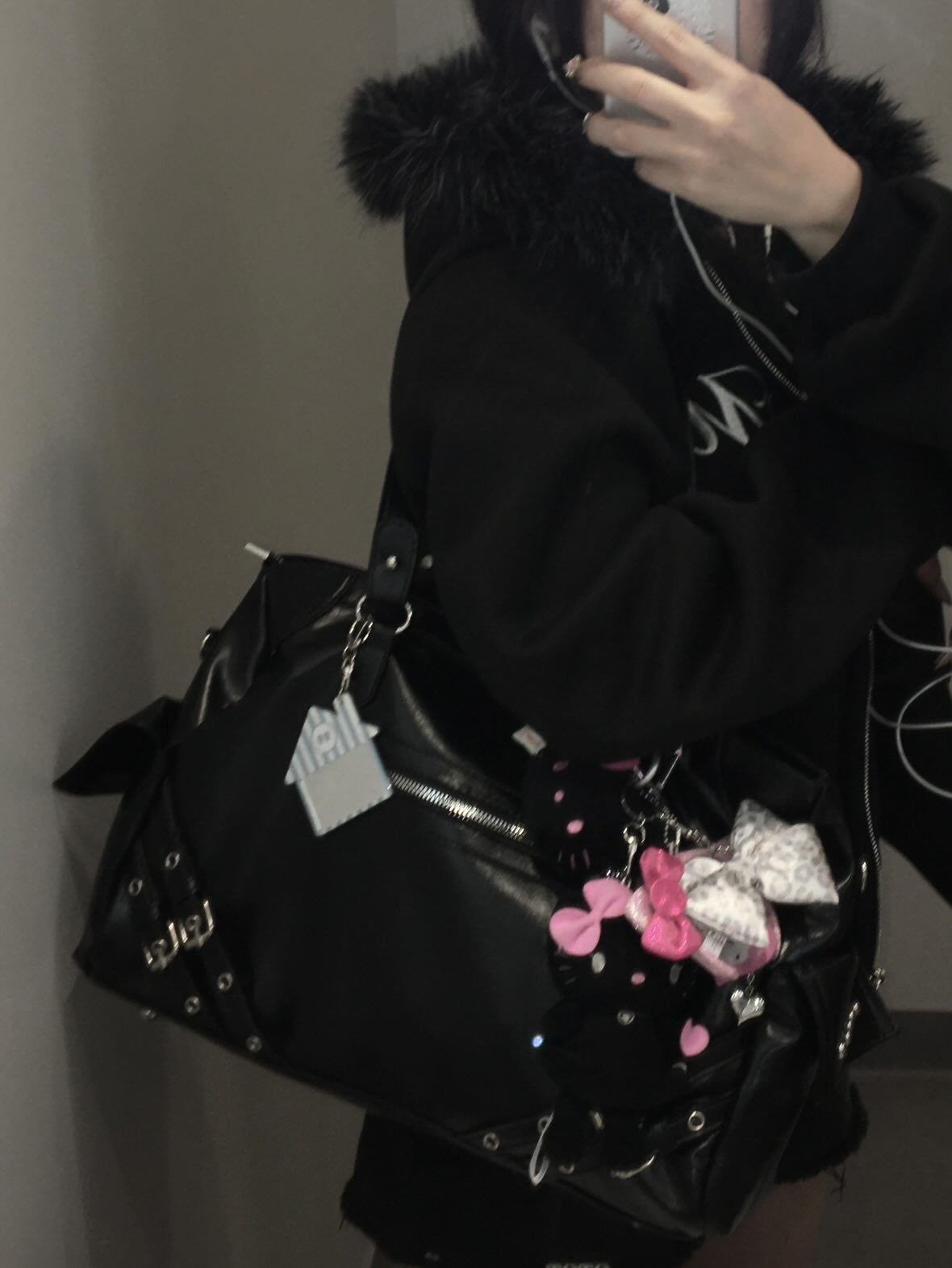 アンティークスタッズトートバッグ BB033