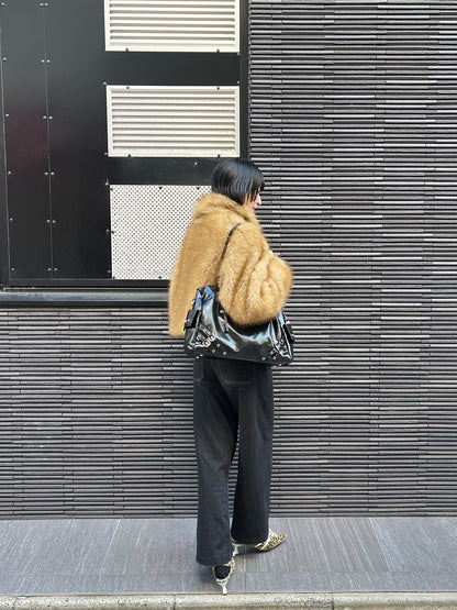 「_manafuku_」アンティークスタッズトートバッグ BB033