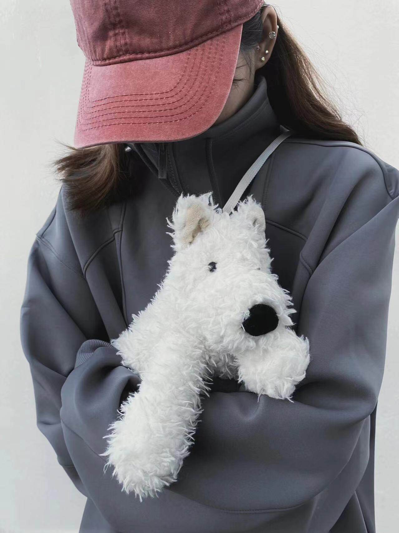 ウェストハイランドテリアぬいぐるみバッグ BB040