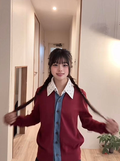 「si5si8」切り替えニットトップス TK0331