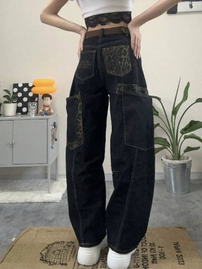 「ちょこ」レオパードパッチパンツ TK0295