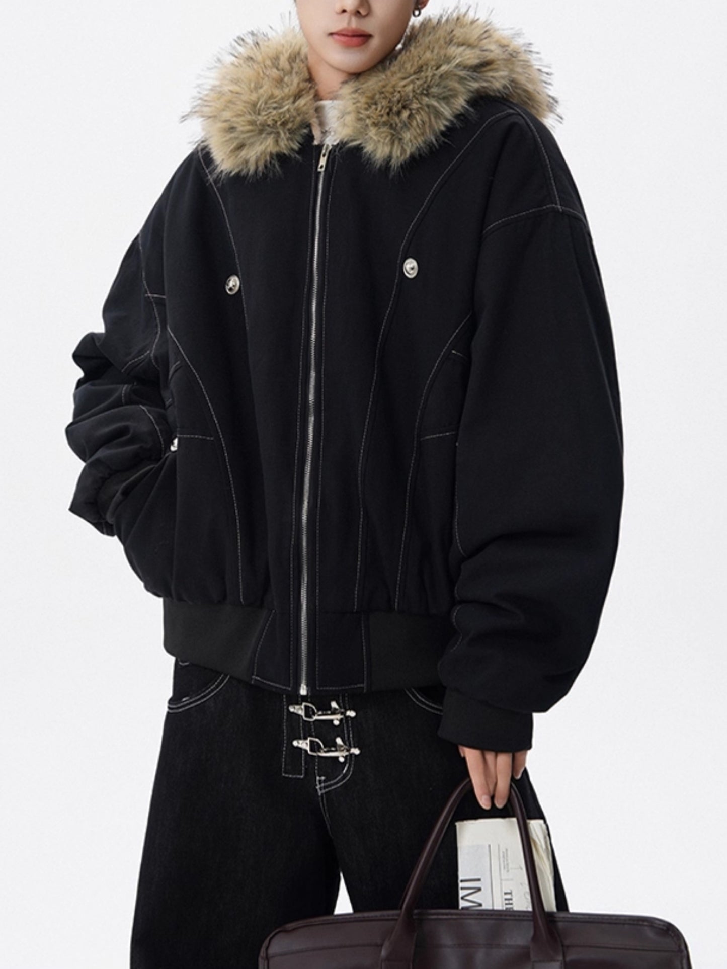 裏ボア付きエコダウンジャケット TK0346