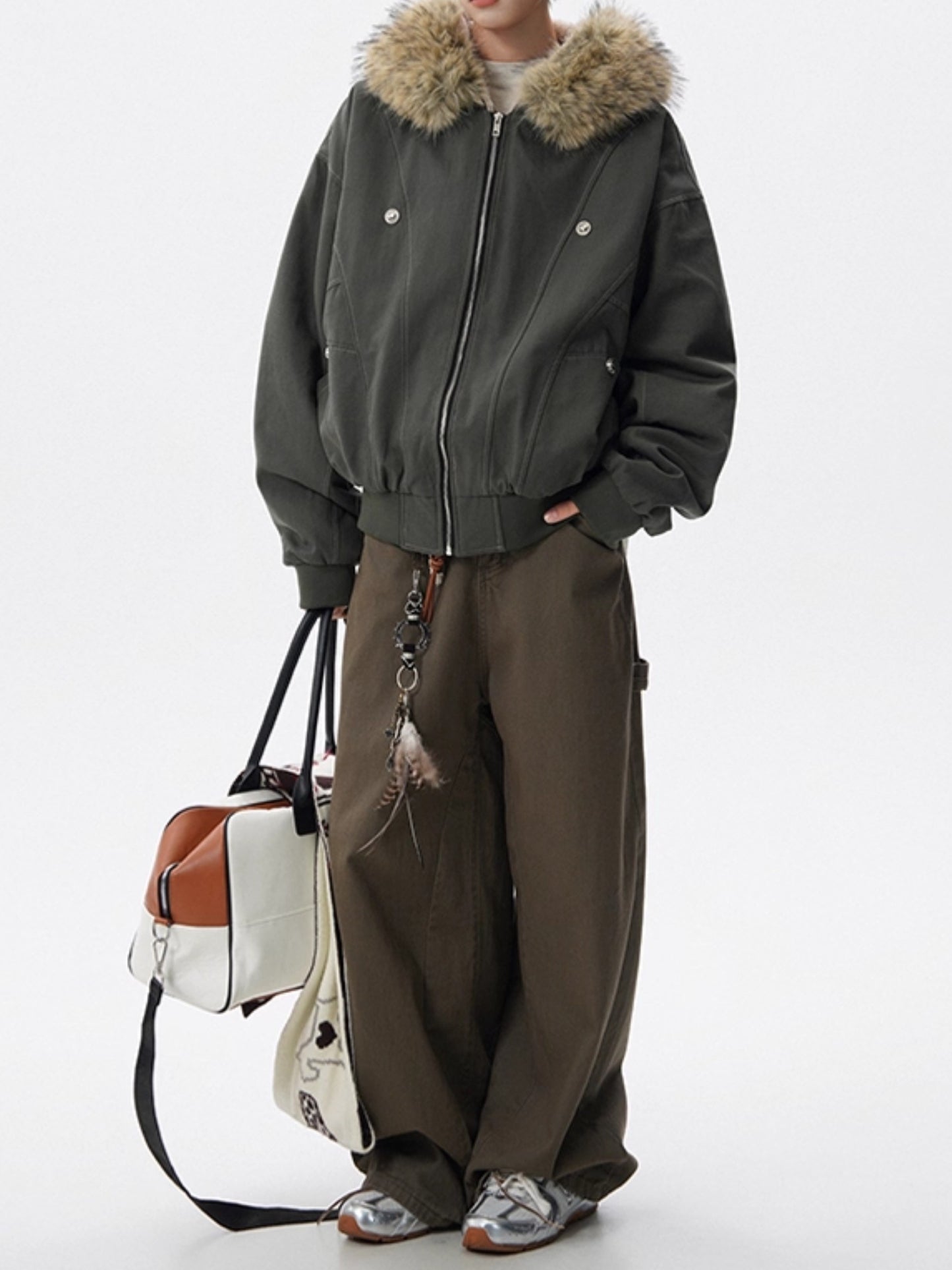 裏ボア付きエコダウンジャケット TK0346