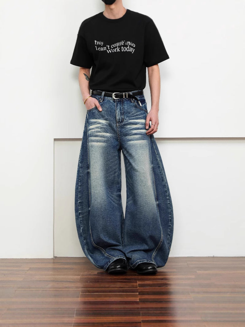 ワイドシェイプデニムパンツ TK0240