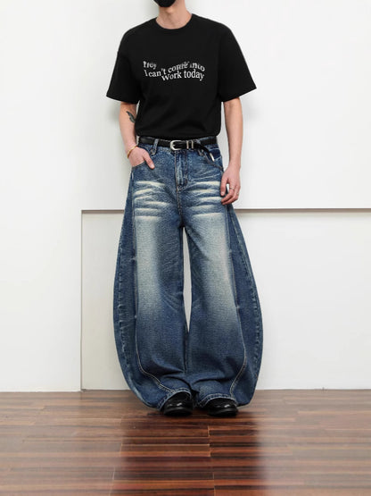 ワイドシェイプデニムパンツ TK0240