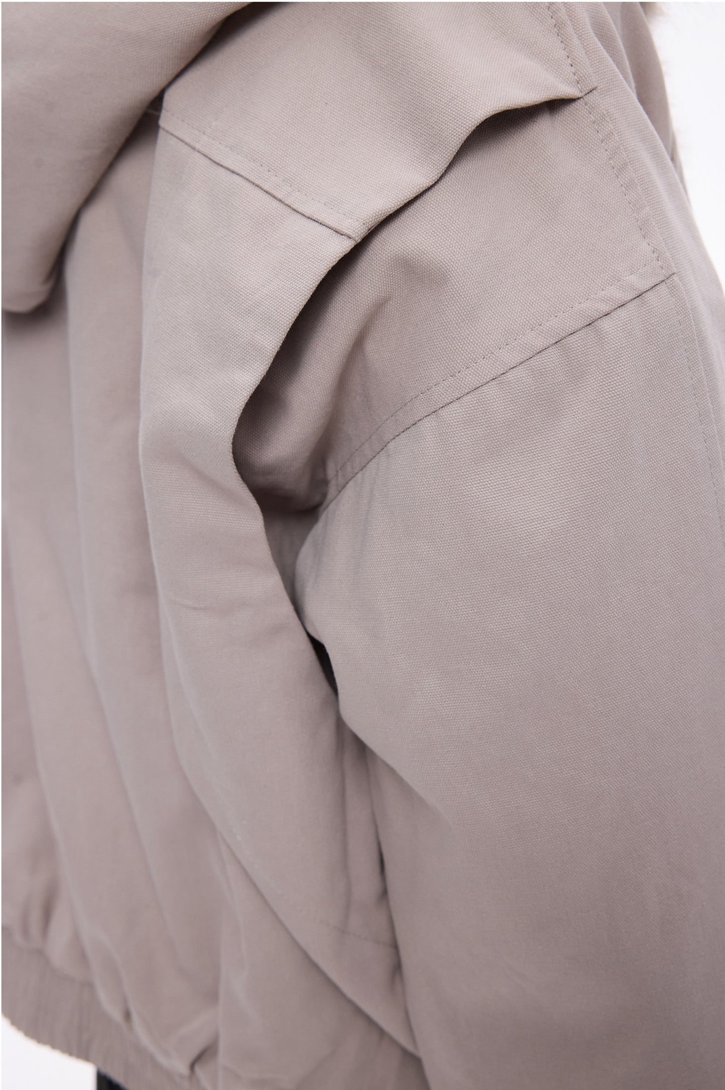 ファー付きフードパーカーコート ボアジャケット TK0338