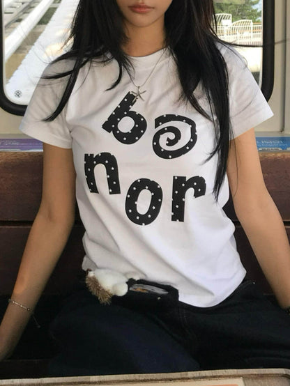 ドットプリント タイトTシャツ TK0440