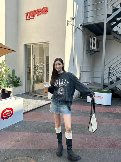 ビバリーヒルズロゴ長袖Tシャツ TK0105