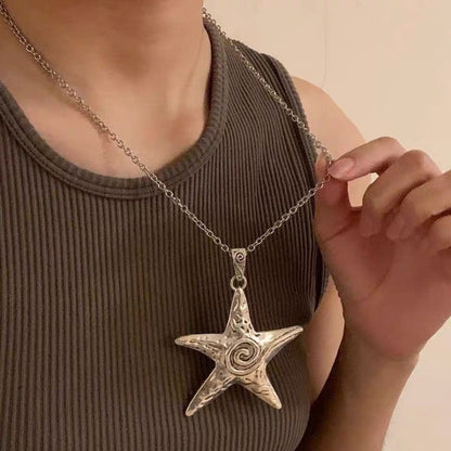 Y2K スターアクセント ロングネックレス SP0012