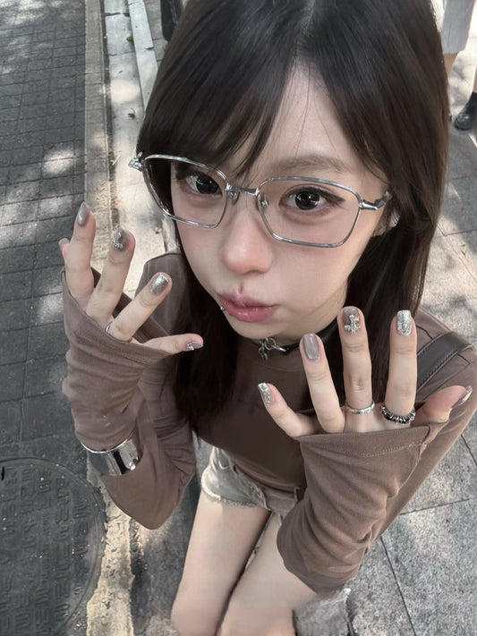 メタルスクエアグラス SP0049