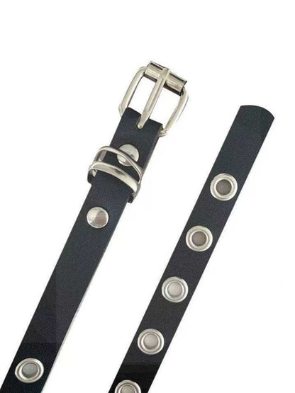 細身ロングリングアイレットレイヤーベルト SP0083