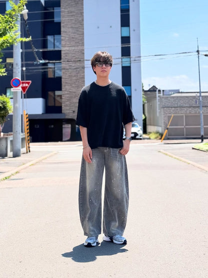 「FA」ペイントカットデニムパンツ TK0094