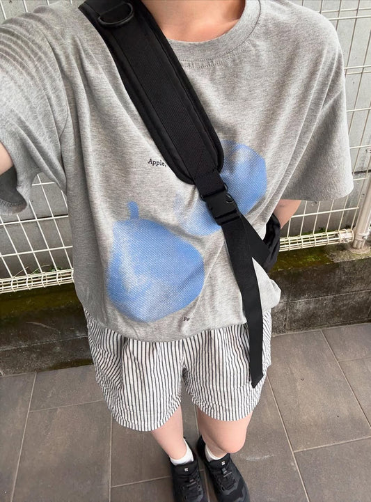 フルーツプリント半袖Tシャツ TK0144