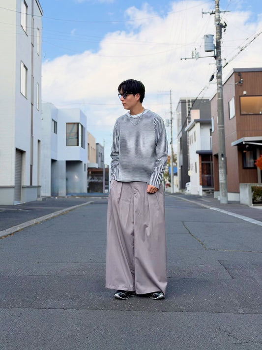 「FA」タグボーダーロングTシャツ TK0282