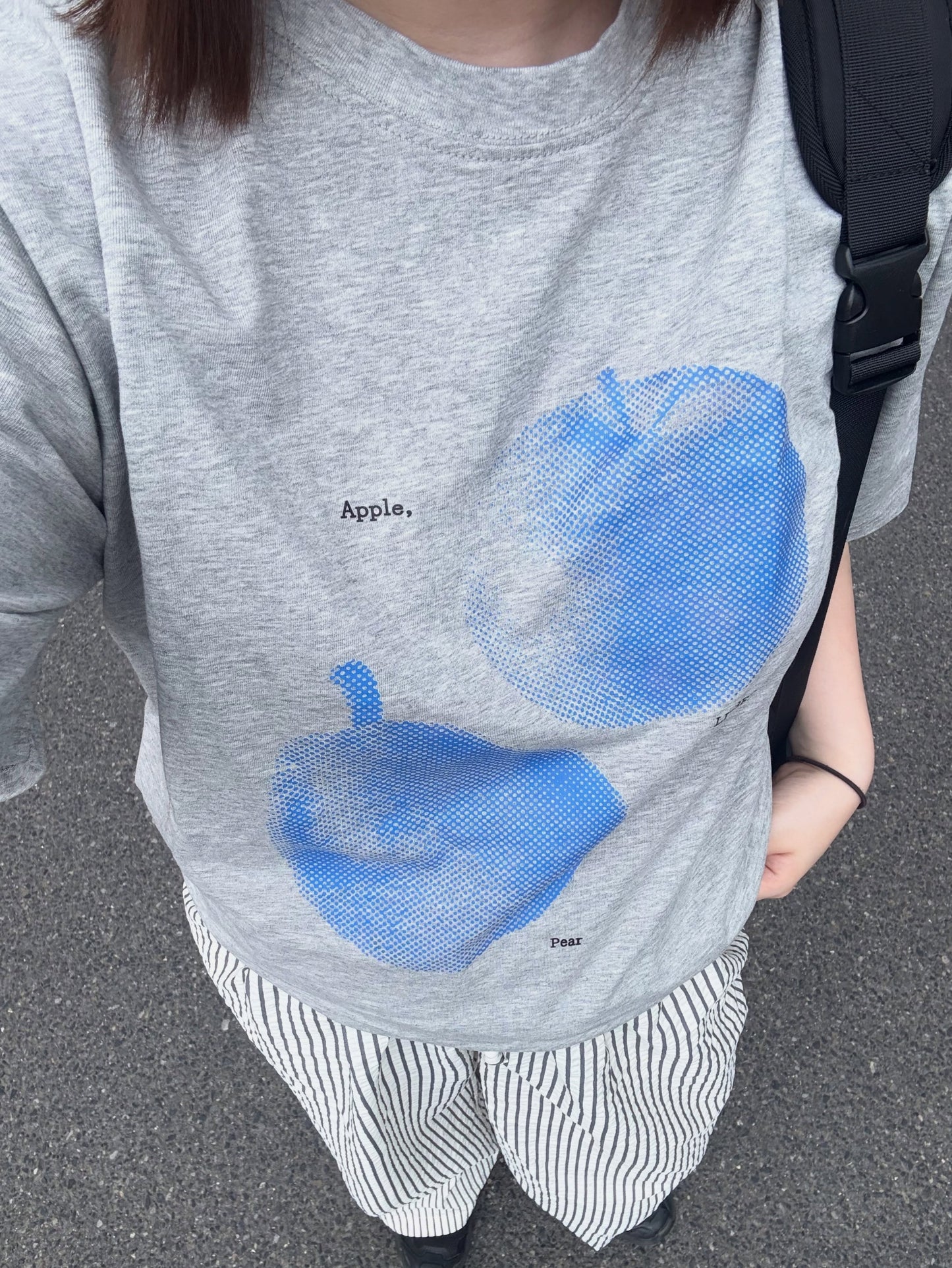 「s_mo_002」フルーツプリント半袖Tシャツ TK0144