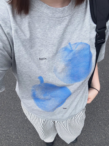 「s_mo_002」フルーツプリント半袖Tシャツ TK0144