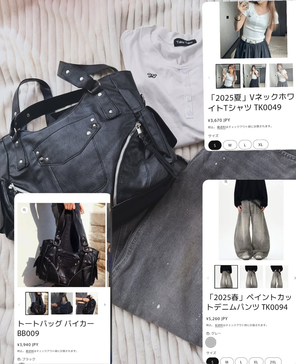 「kozu_777」トートバッグ バイカー BB009