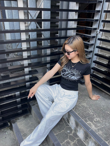 「ay_mi031」ハート柄Tシャツ TK0011