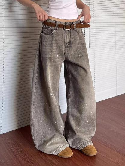 ペイントカットデニムパンツ TK0094