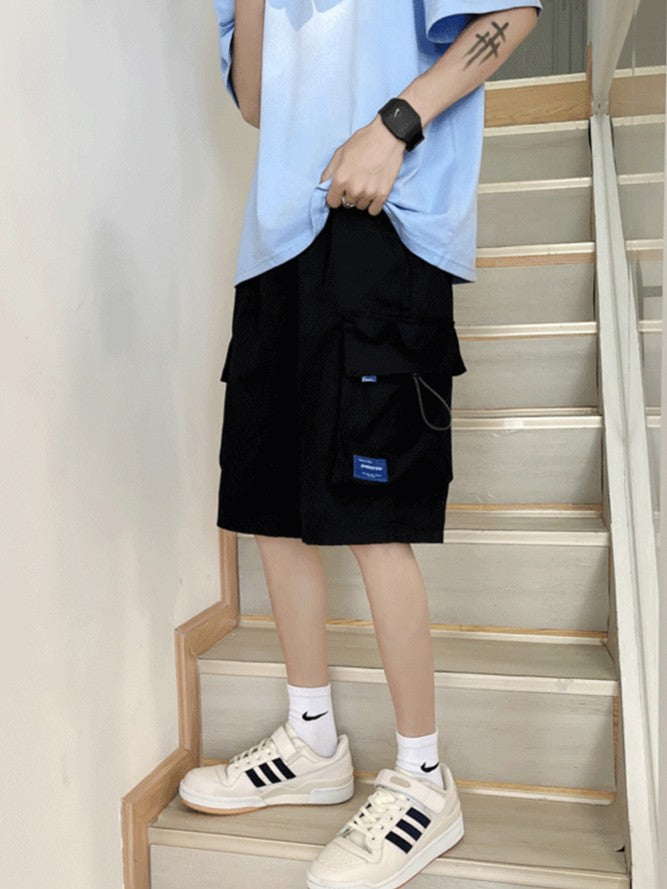 ワイドストレートショートパンツ TK0146