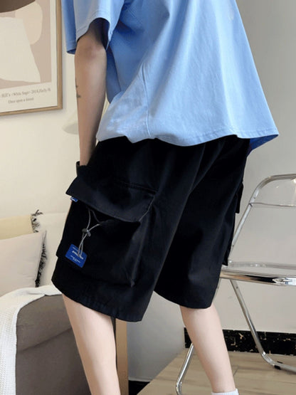 ワイドストレートショートパンツ TK0146