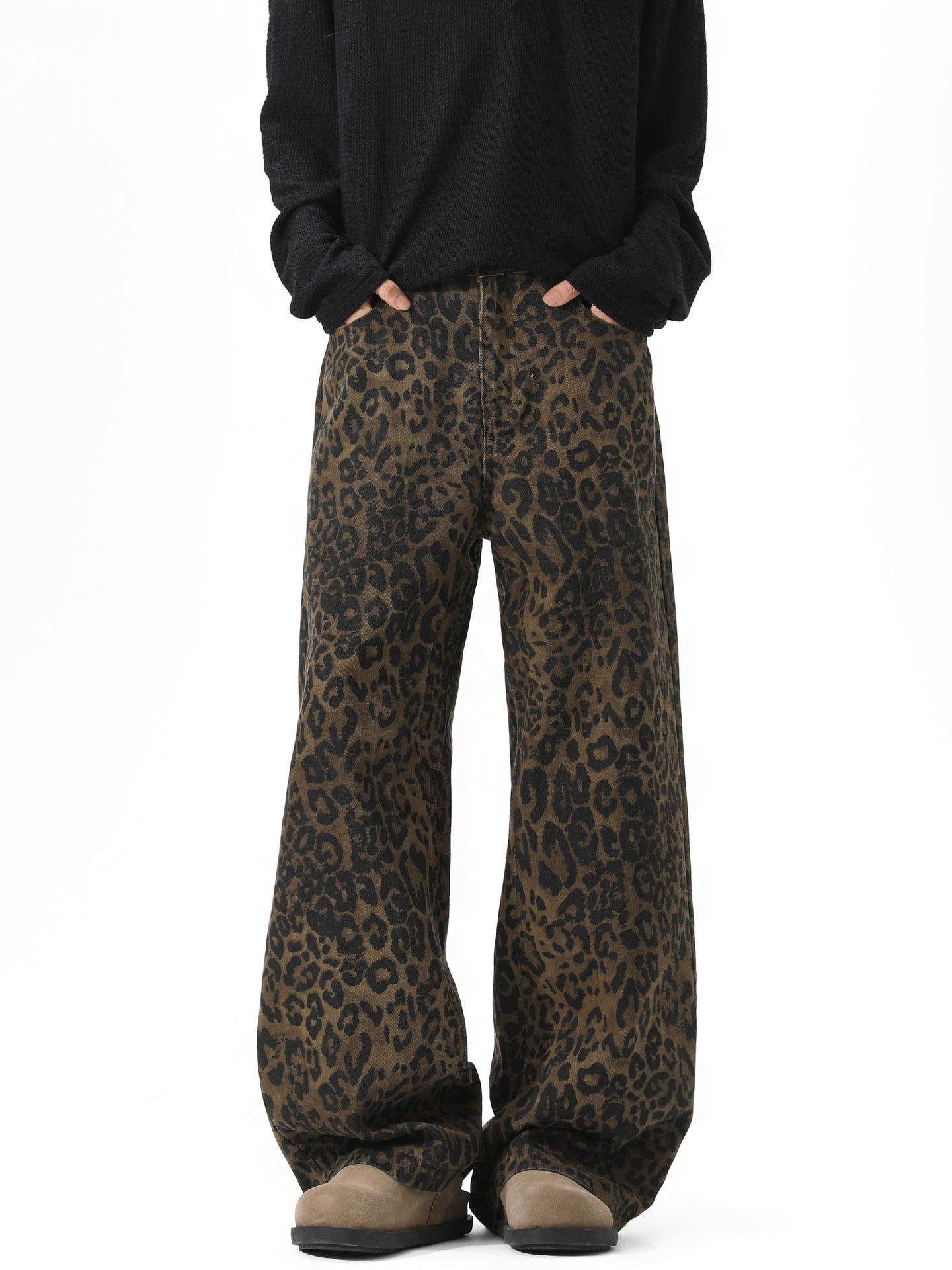 「万能パンツ/每年大人気」レオパードバルーンパンツ TK0153