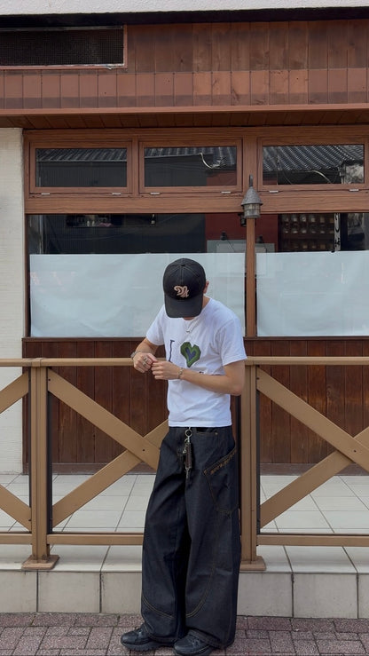 「人気No.1 」バイパー柄スリムフィットデニムパンツ TK0158