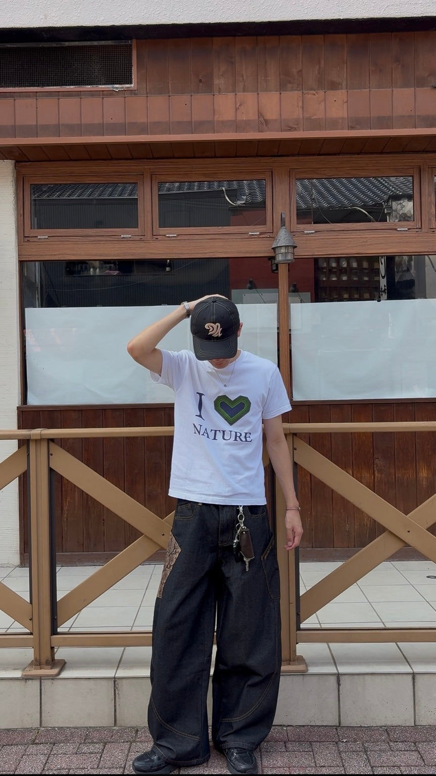 「人気No.1 」バイパー柄スリムフィットデニムパンツ TK0158