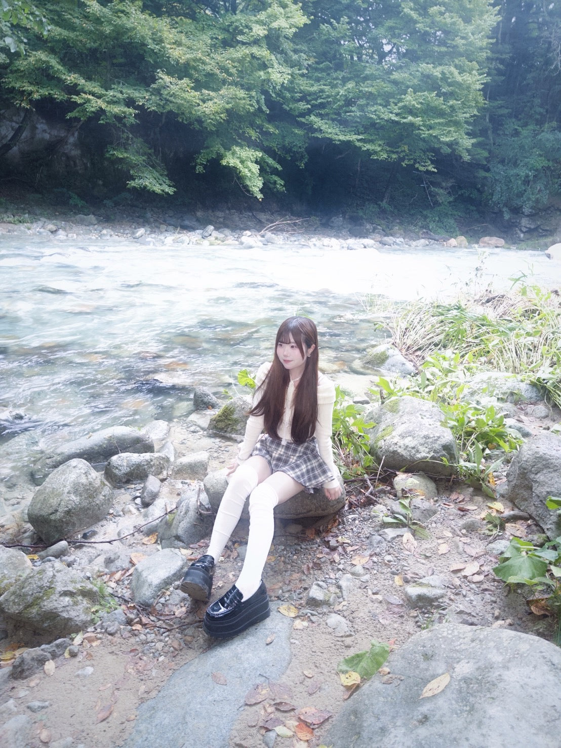 「evh1al4」オフショルダー長袖ニット TK0170