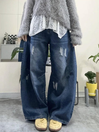 「ちょこ」ダメージバルーンデニム TK0198