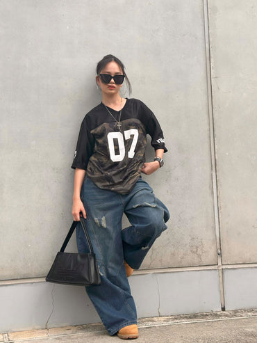 「91miuty」ダメージバルーンデニム TK0198