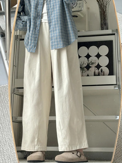 ハイウエスト ストレートワイドパンツ TK0219