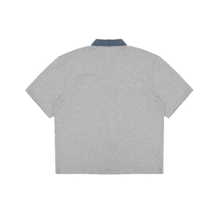 配色レイヤード風 ポロTシャツ TK0230