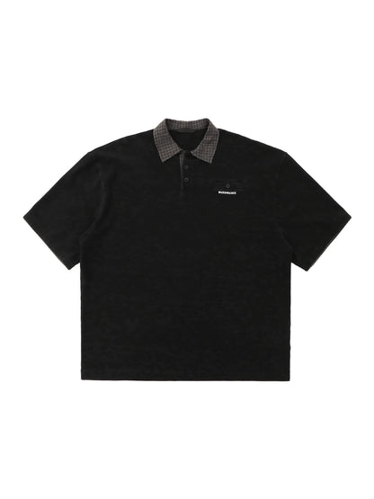 配色レイヤード風 ポロTシャツ TK0230