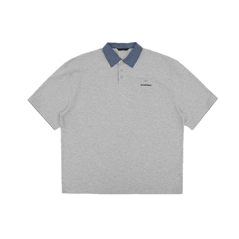 配色レイヤード風 ポロTシャツ TK0230