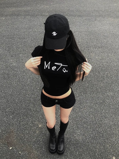 プリントタイトフィットTシャツ TK0235