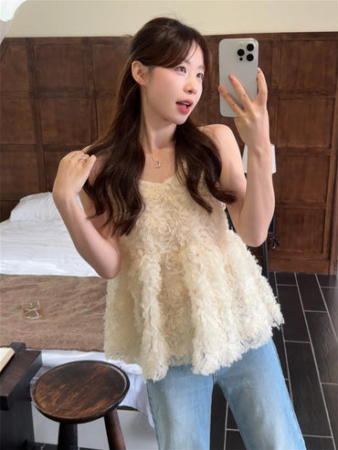 フラワーキャミブラウス TK0255